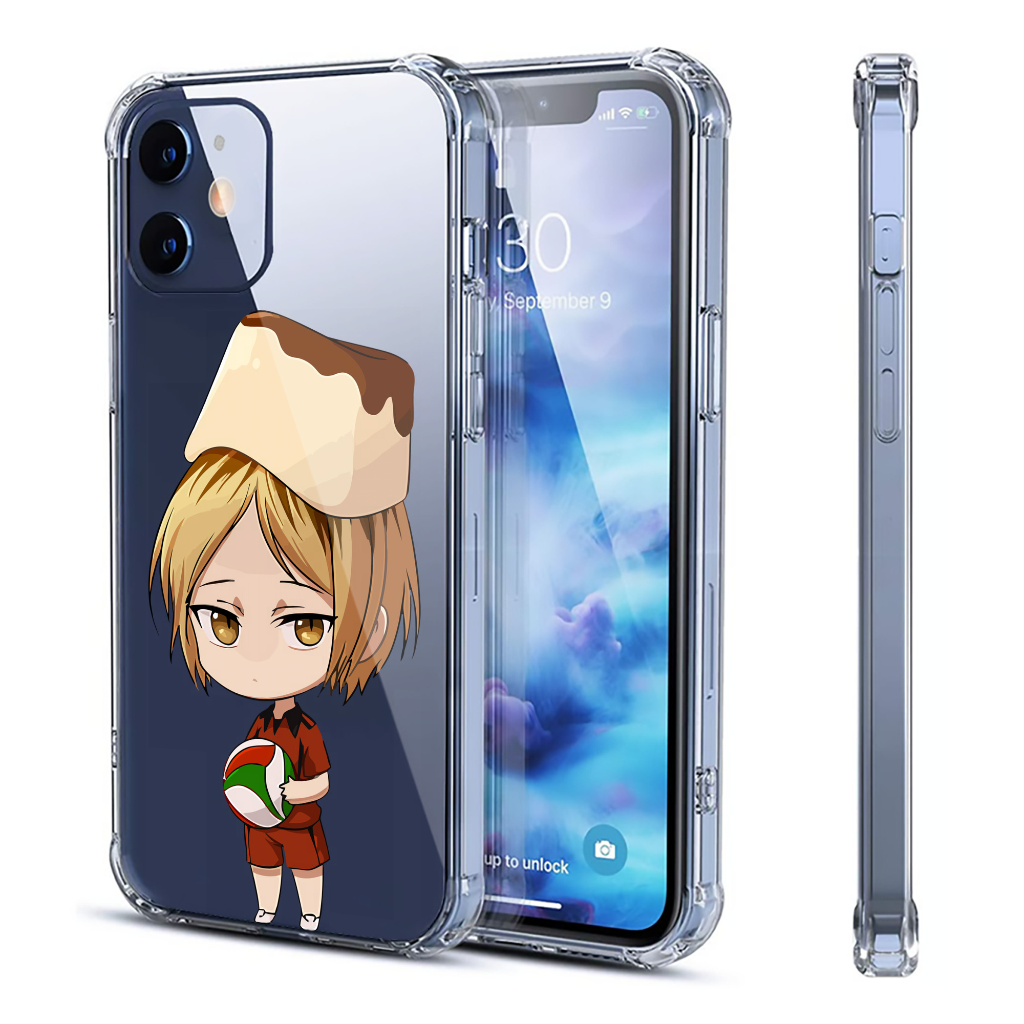 （画像用） ハイキュー!! Haikyu!! 【iPhone 12シリーズ対応】透明スマホケース（クリアソフトケース）